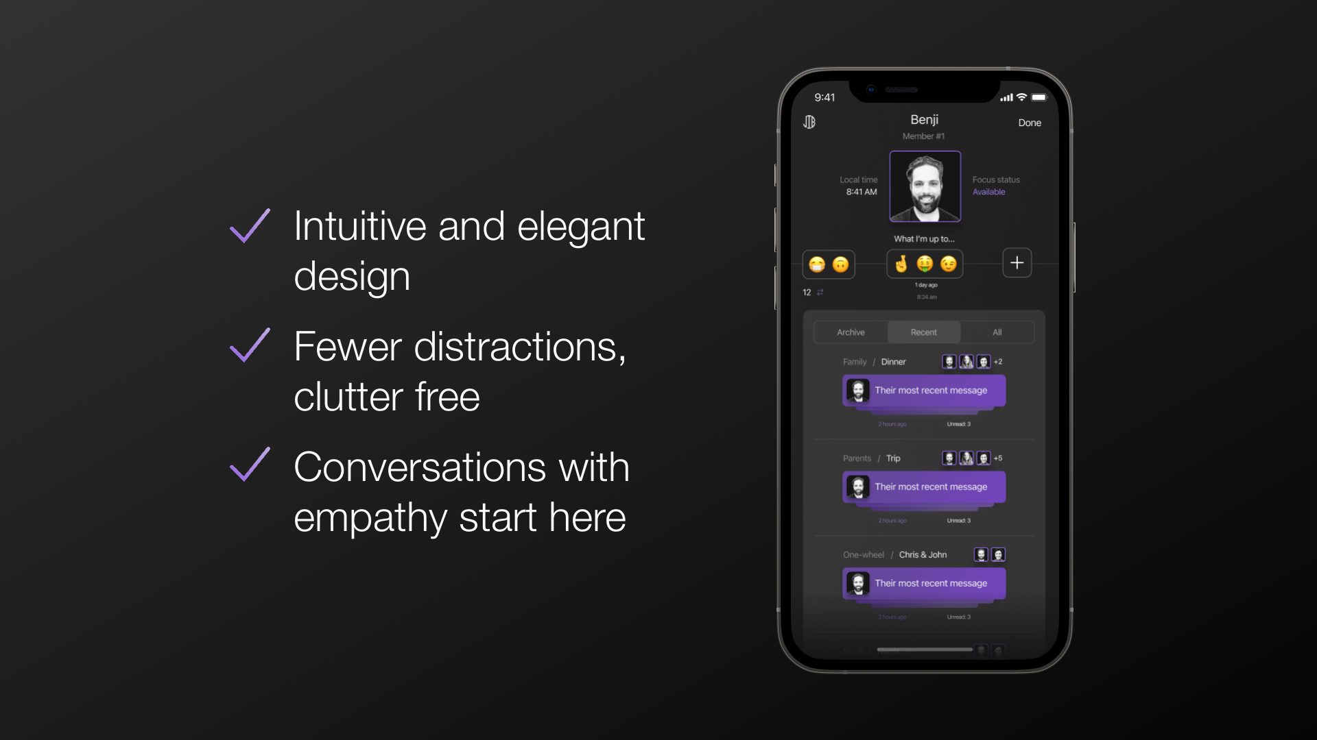 Jibber design principles and empathy-led conversations