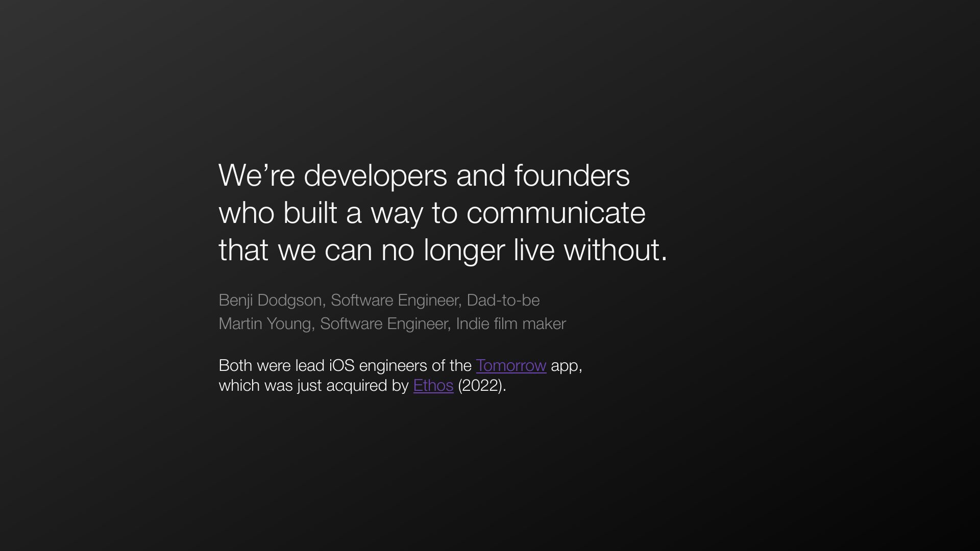 Jibber founders and their mobile engineering background