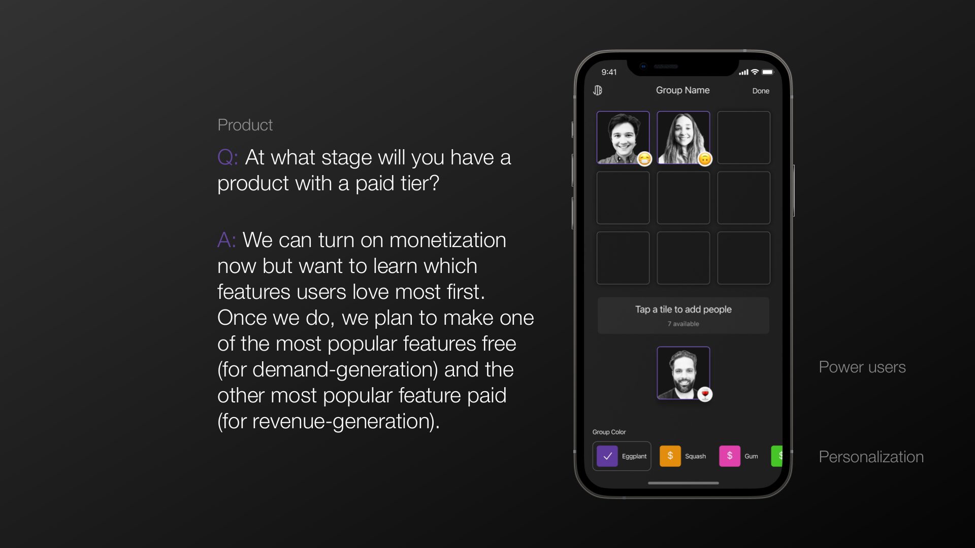 Product plan for introducing a paid tier