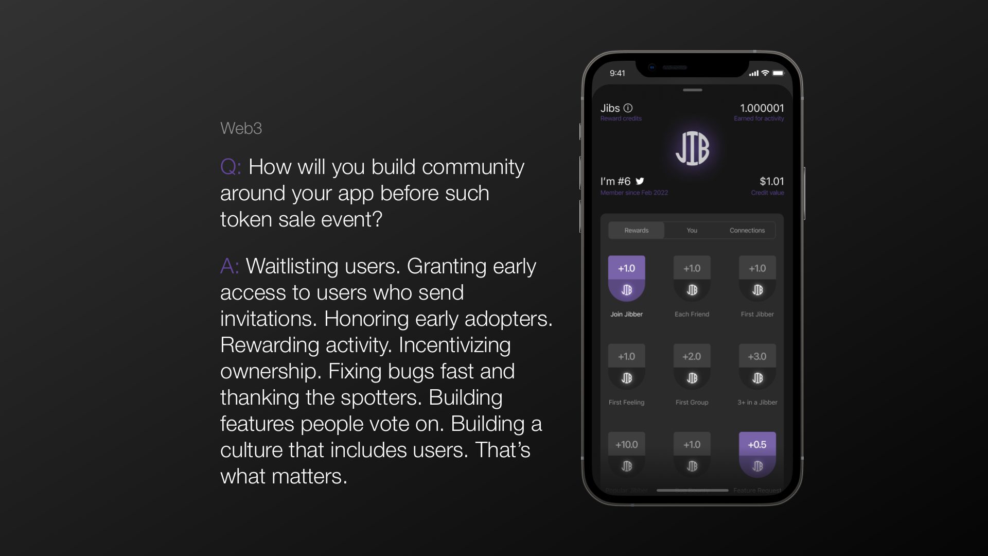 Community-building strategy for early adopters