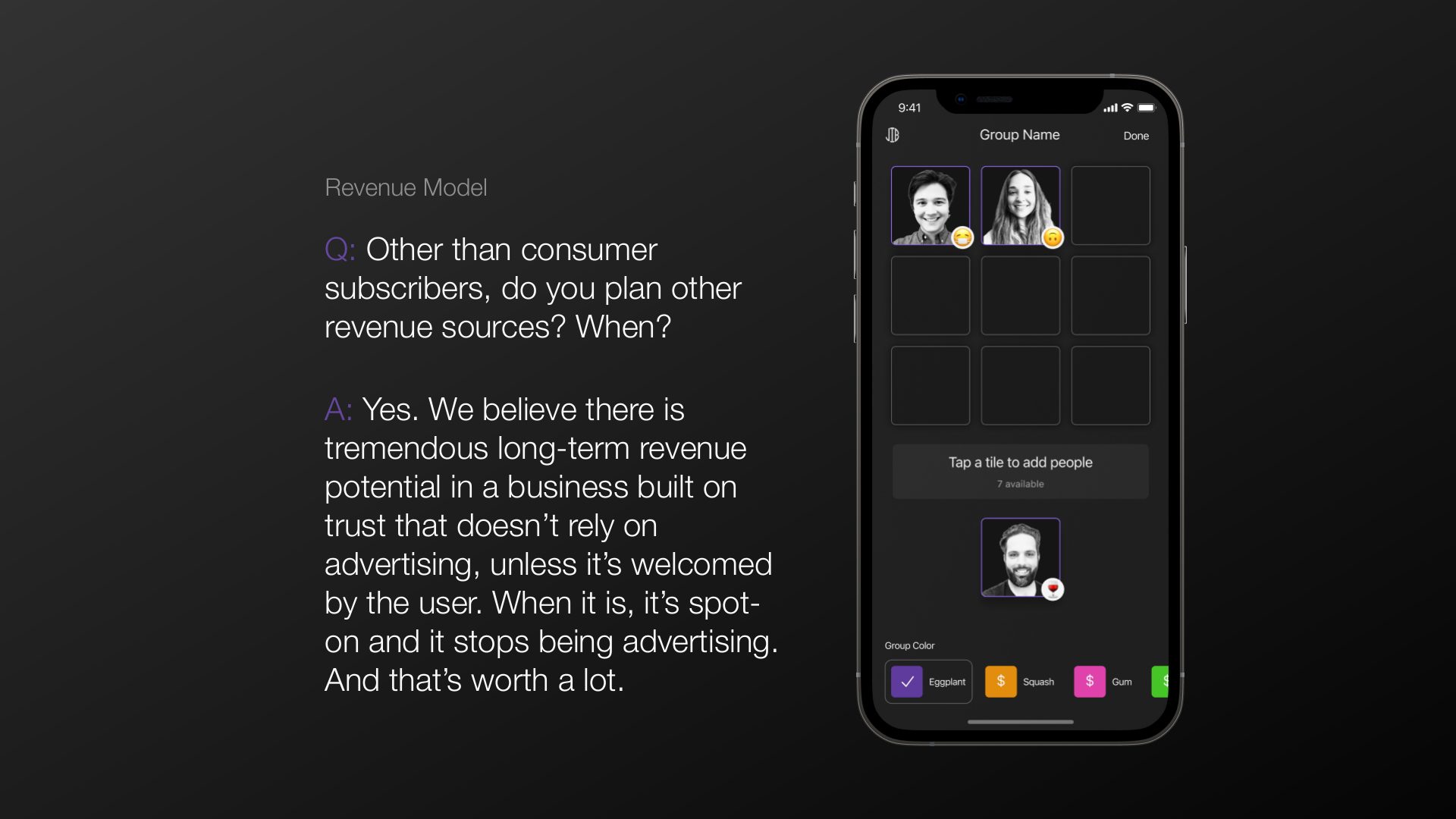 Long-term revenue sources beyond subscriptions
